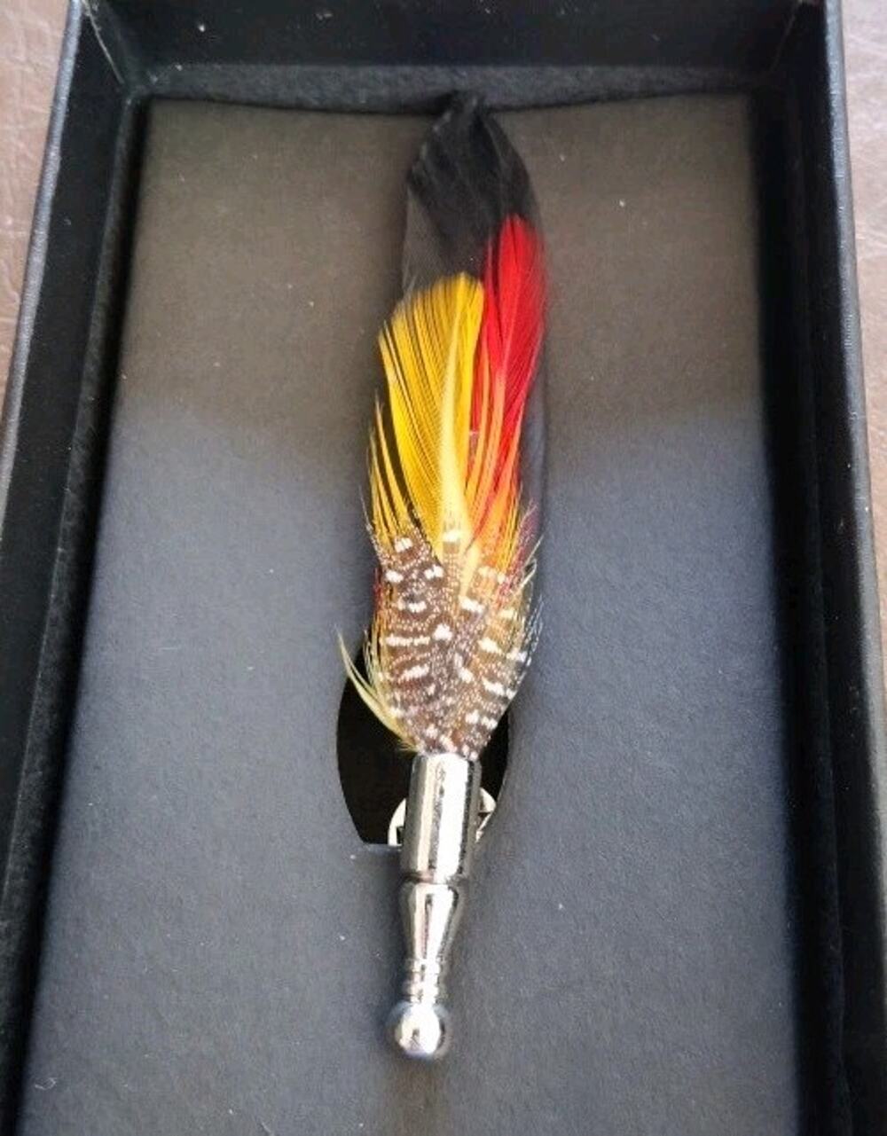 Feather Brooch - Scarf Buckle Lapel Pins Jewelry Colorful Set Of Six